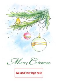 personalised Christmas card