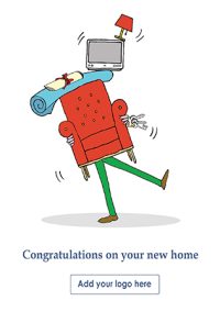 Personalised new home cards