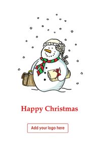 personalised Christmas card