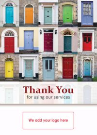 personalised client thank you cards