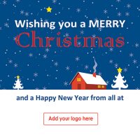 personalised Christmas card